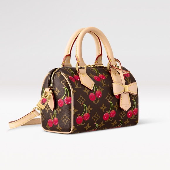 Louis Vuitton Murakami Cherry Monogram Speedy 20 🍒 NEW - Picture 11 of 16